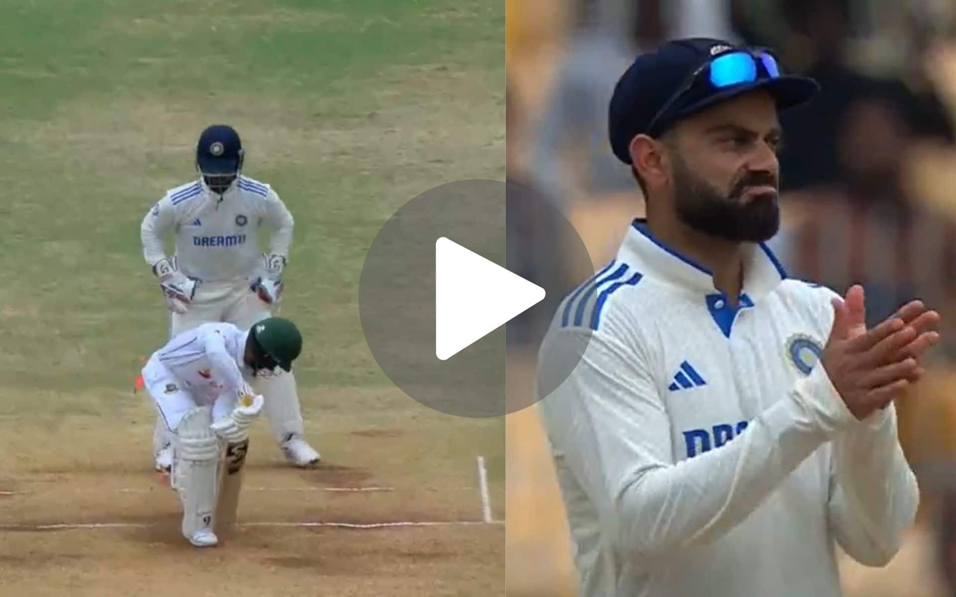 Ashwin Gets Virat Kohli's Applause As He Dismantles Mominul Haque With A Beauty